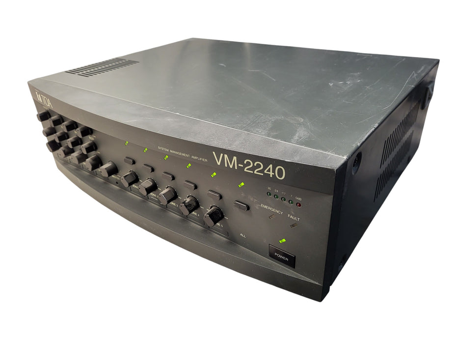 TOA VM-2240 System Management Amplifier 240W 5-Zone