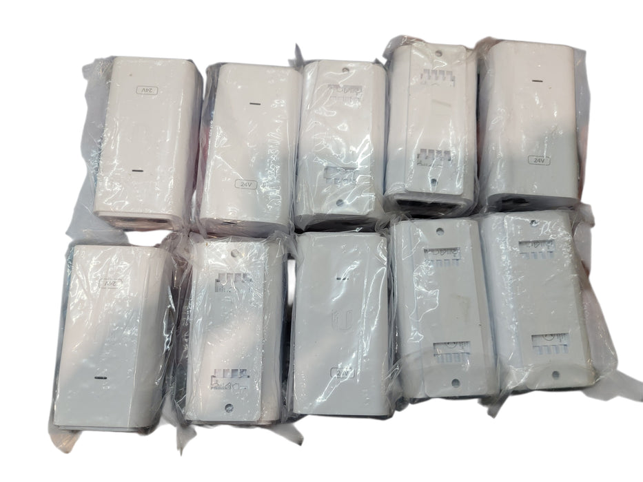 Lot of 10x Ubiquiti GP-A240-050G PoE-24-12W-G-WH - 24V 0.5A Gigabit PoE Injector