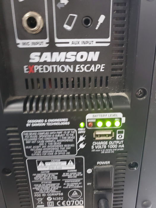 Samson Expedition Escape Portable PA Speaker Bluetooth *read*