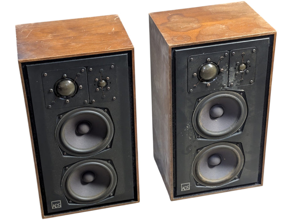 ADS L710 - Pair of High Fidelity Vintage 3-Way Bookshelf Loudspeakers