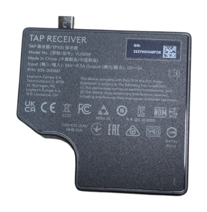 Logitech Tap VU0053 Touch Controller with Tap Receiver VU0059