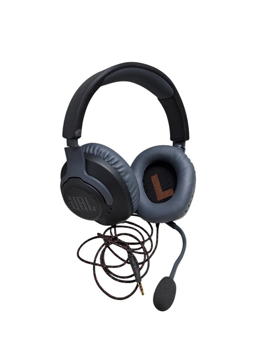 JBL QUANTUM100 Wired Over-Ear Gaming Headset with Boom Mic