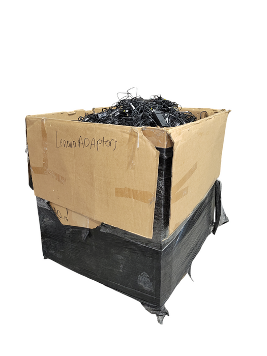 Bin of Approx 1420lbs Assorted Lenovo Power Adapters (AS-IS)