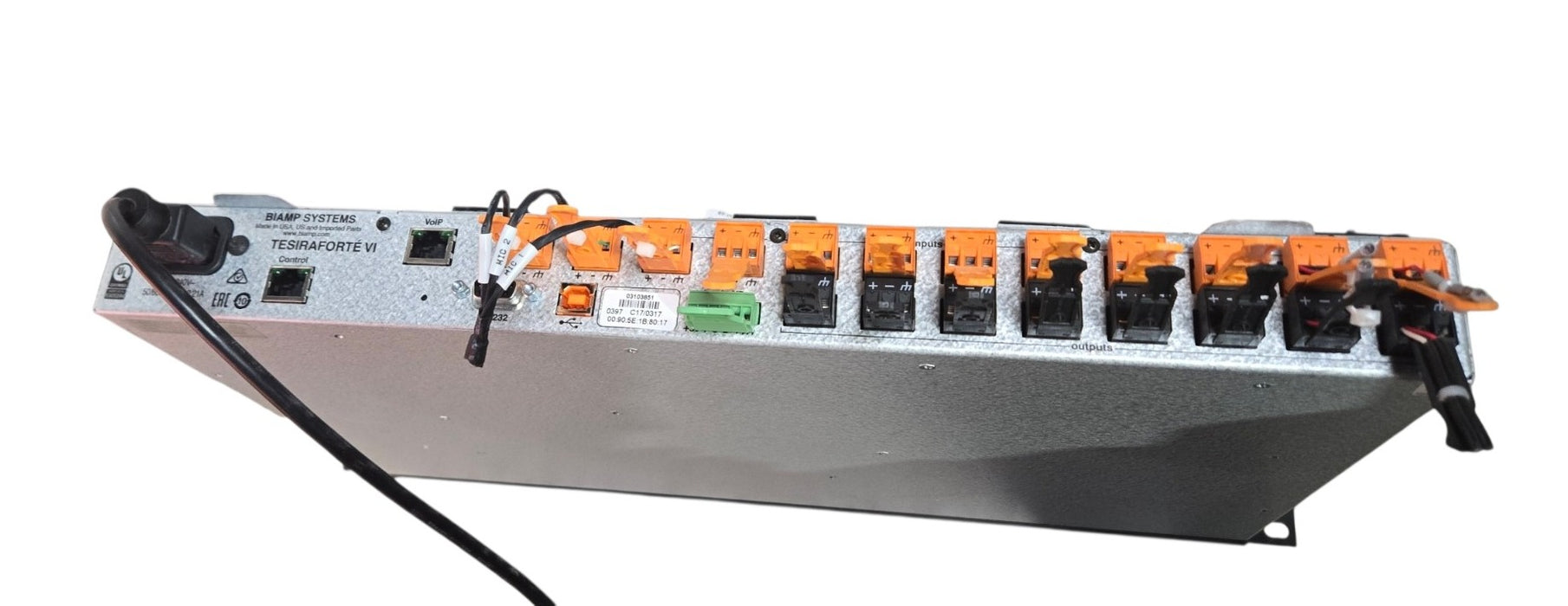 Biamp TesiraFORTÉ VI - 12-Input 8-Output Digital Audio Server VoIP DSP