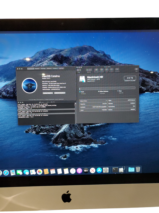 A1419 Apple iMac 27-inch Late 2013 Intel i7 3.5GHz, GB RAM, 3.2TB HDD
