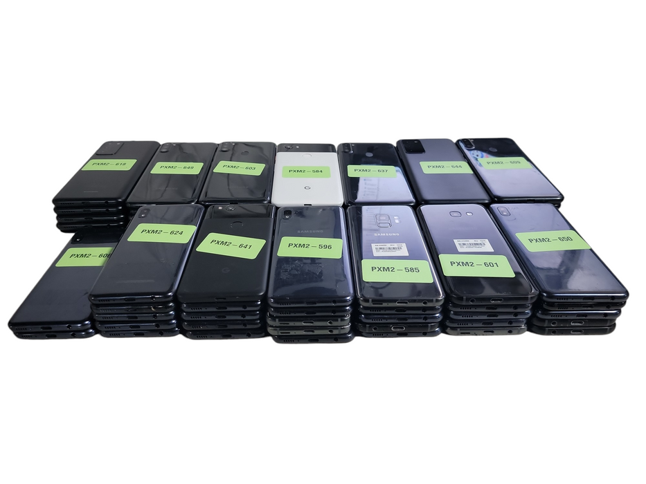Lot of 67x Android Phones [Google / Samsung / Motorola | B Condition][PXM2-10]