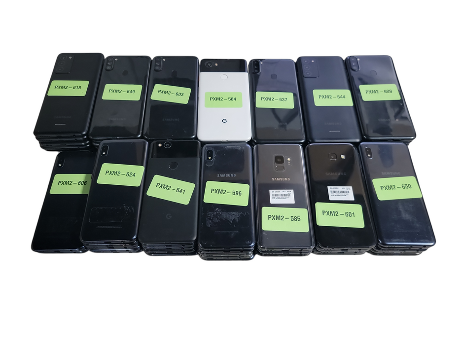 Lot of 67x Android Phones [Google / Samsung / Motorola | B Condition][PXM2-10]