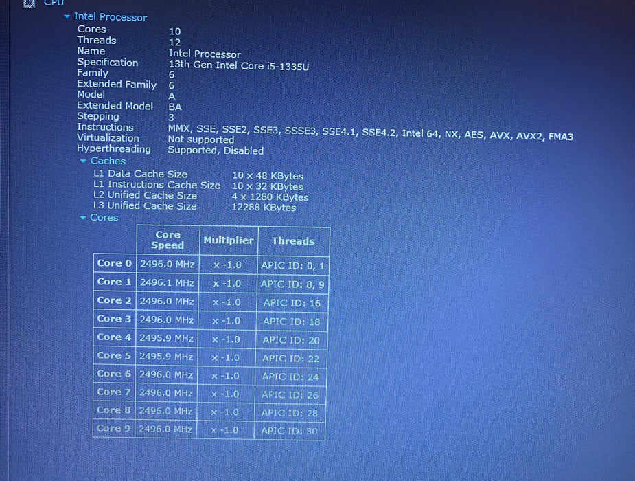 Dell Latitude 3440 Intel Core i5-1335U (1366x768 LCD) 16GB RAM 256GB SSD