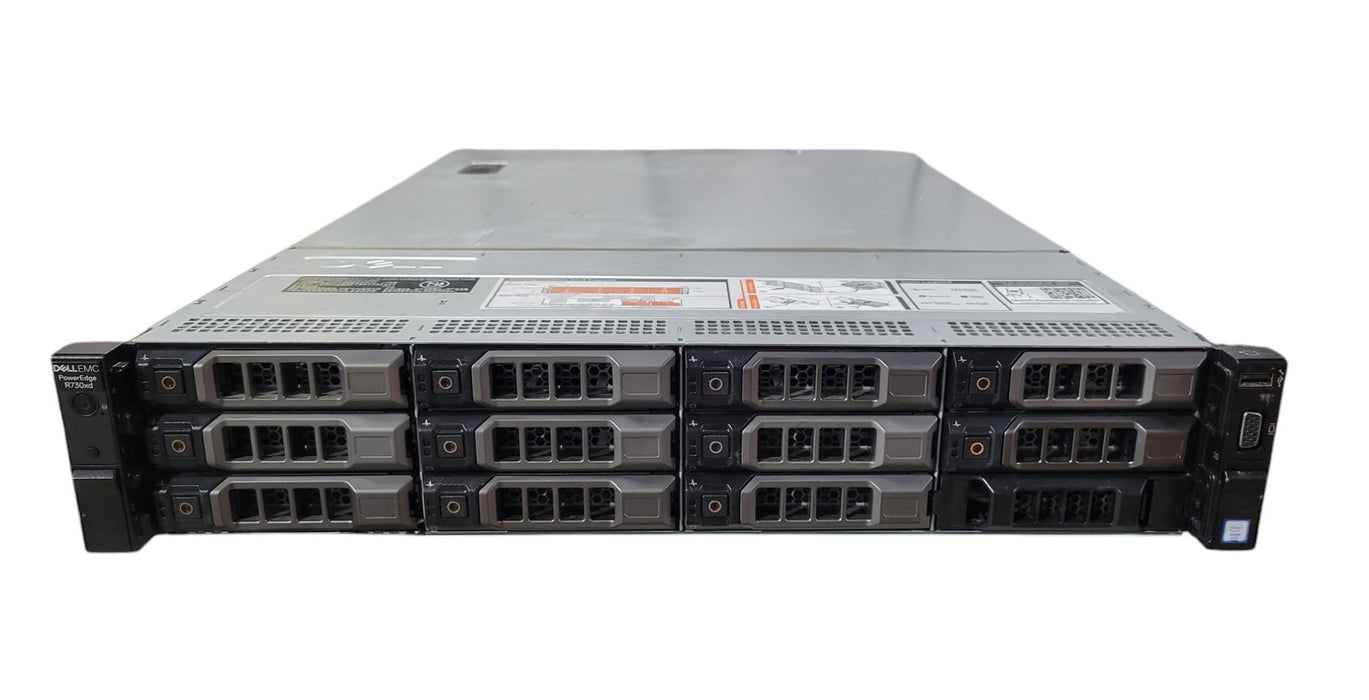 Dell PowerEdge R730xd 12x LFF - Xeon E5-2620 v4 16GB PERC H730 Mini 2x 750W