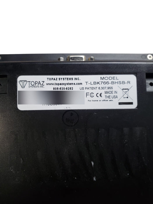 Topaz Systems T-LBK766-BHSB-R SignatureGem LCD 4x5 Signature Capture Pad
