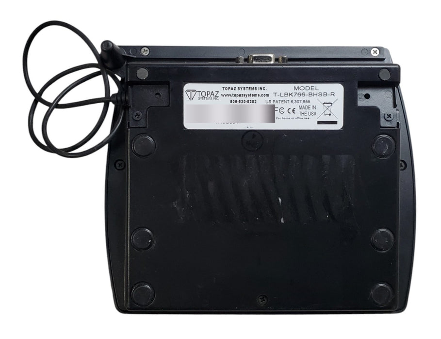 Topaz Systems T-LBK766-BHSB-R SignatureGem LCD 4x5 Signature Capture Pad