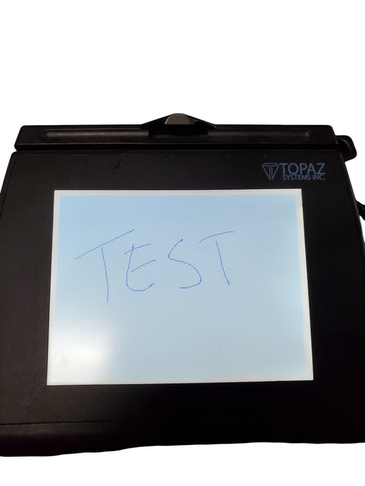 Topaz Systems T-LBK766-BHSB-R SignatureGem LCD 4x5 Signature Capture Pad