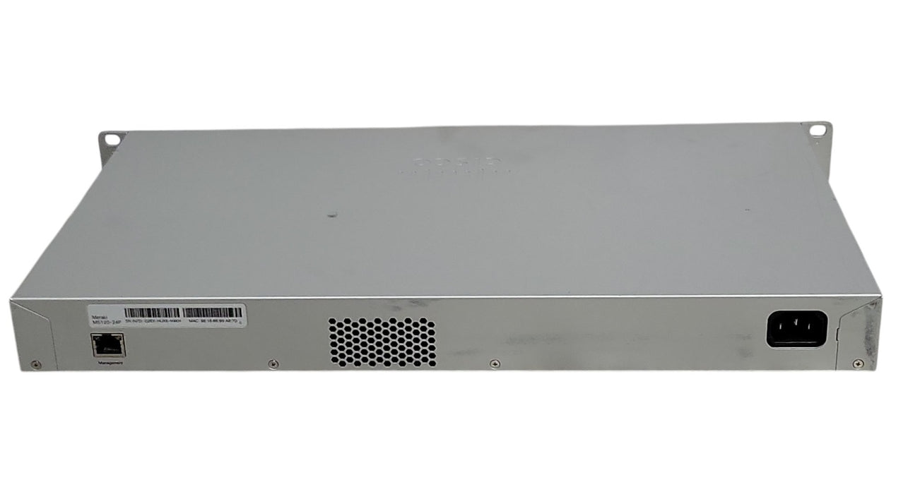Cisco Meraki MS120-24P | 24-Port Gigabit PoE Switch UNCLAIMED