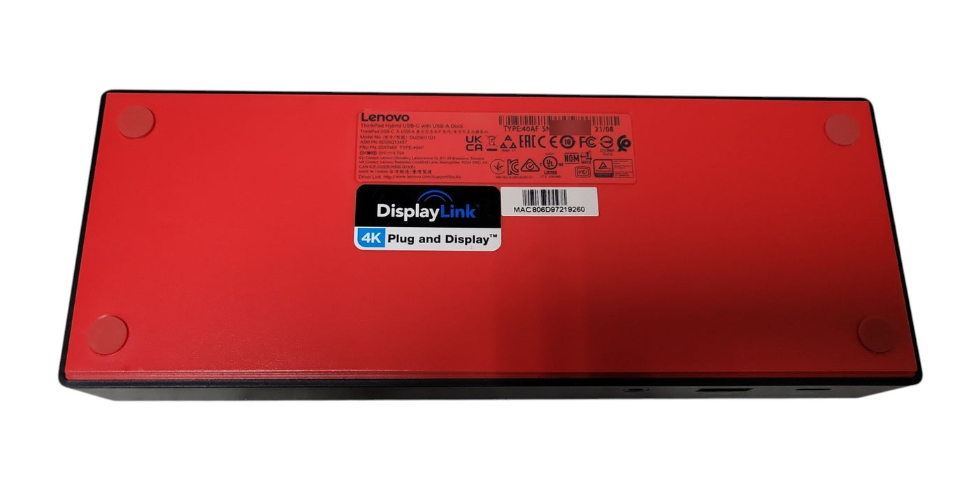 Lenovo ThinkPad Hybrid USB-C with USB-A Dock 40AF DUD9011D1