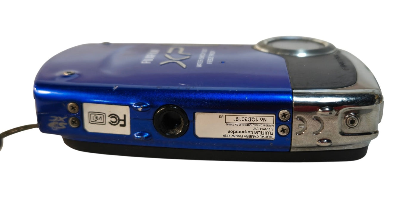 Fujifilm FinePix XP20 - Blue Waterproof Shockproof Digital Camera 5x Zoom