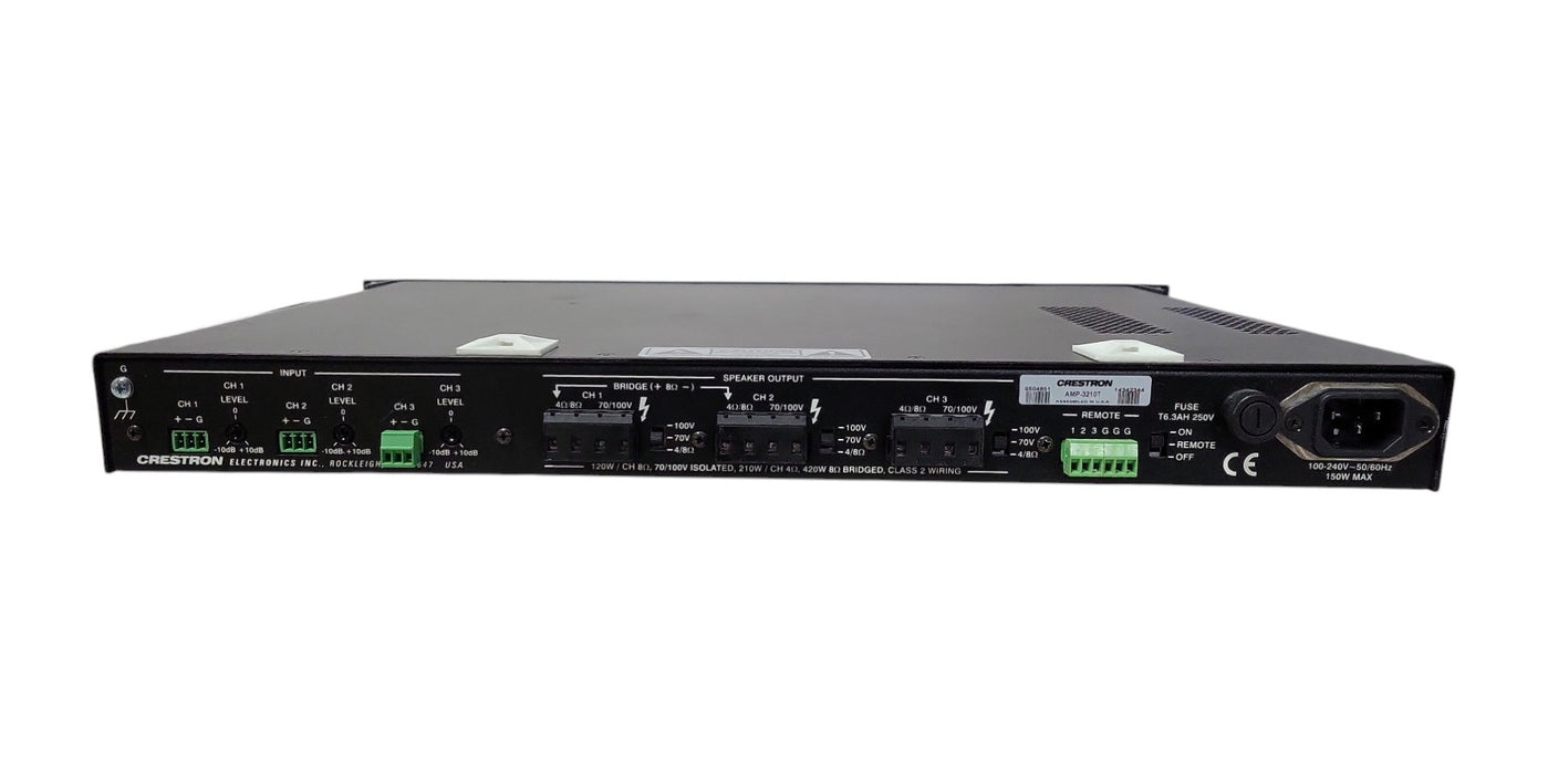 Crestron AMP-3210T - 3-Channel Commercial Power Amplifier