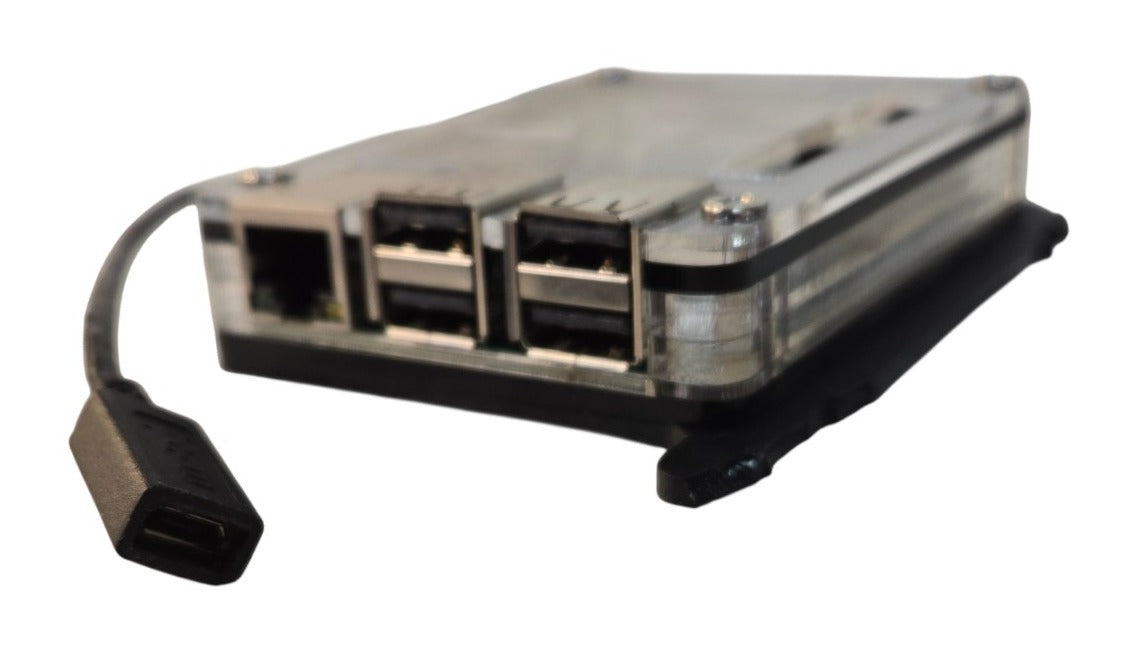 Lot of 2 Raspberry Pi 3 Model B+ Single Board Computers in Acrylic Cases| No SD