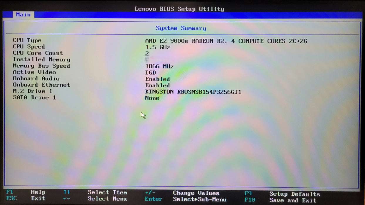 Lenovo ThinkCentre M625q | AMD E2-9000e @1.5GHz 8GB RAM 256GB NVMe