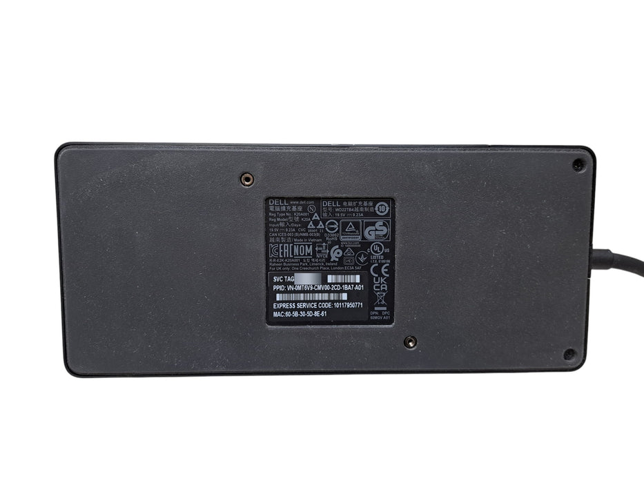 Dell WD22TB4 Thunderbolt 4 Docking Station K20A001 (Dock ONLY)