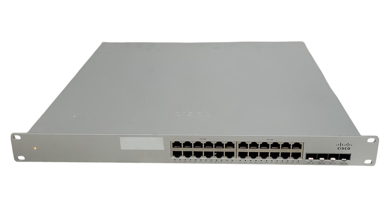 Cisco Meraki MS350-24P-HW 24-Port PoE+ Gigabit 4x SFP+ Managed Switch, UNCLAIMED