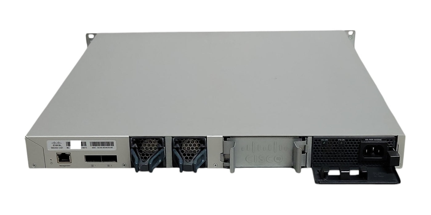 Cisco Meraki MS350-24P-HW 24-Port PoE+ Gigabit 4x SFP+ Managed Switch, UNCLAIMED