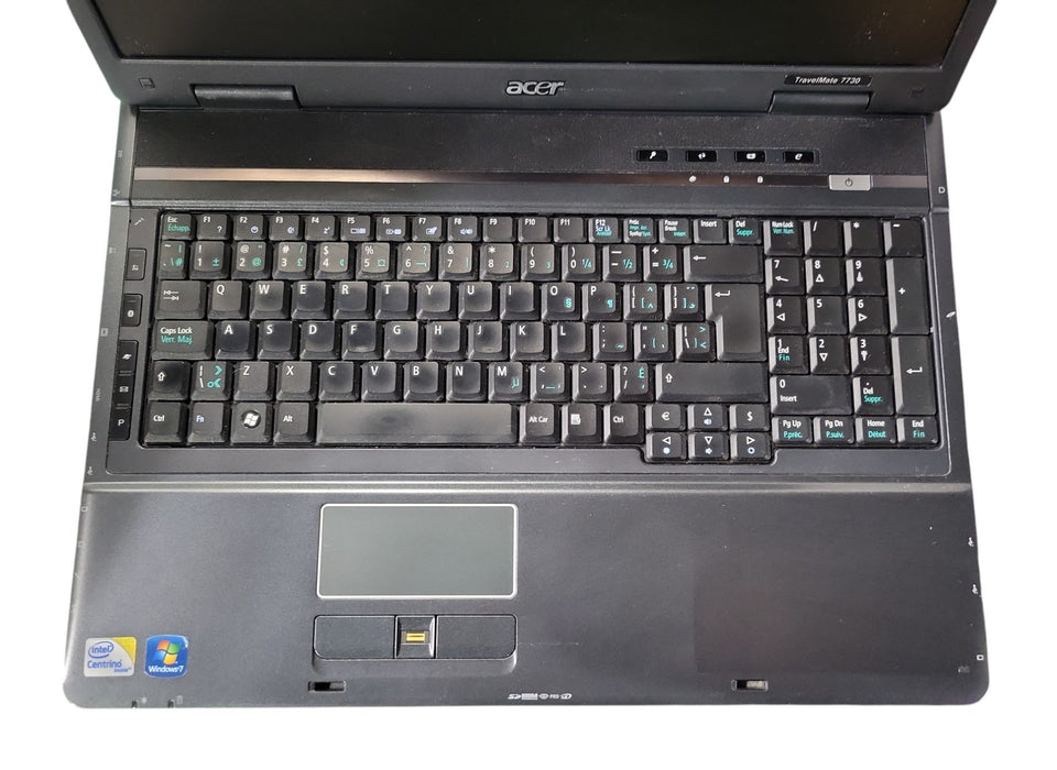 Acer TravelMate 7730 - Core 2 Duo T6670 2.20GHz 2GB RAM No HDD 17.1" + PWR