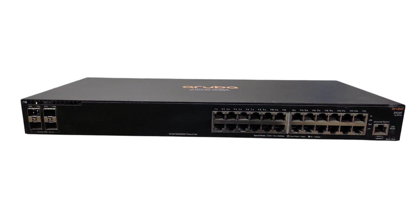 Aruba 2930F JL253A - 24-Port Gigabit Ethernet Switch 4x 1G SFP (READ)