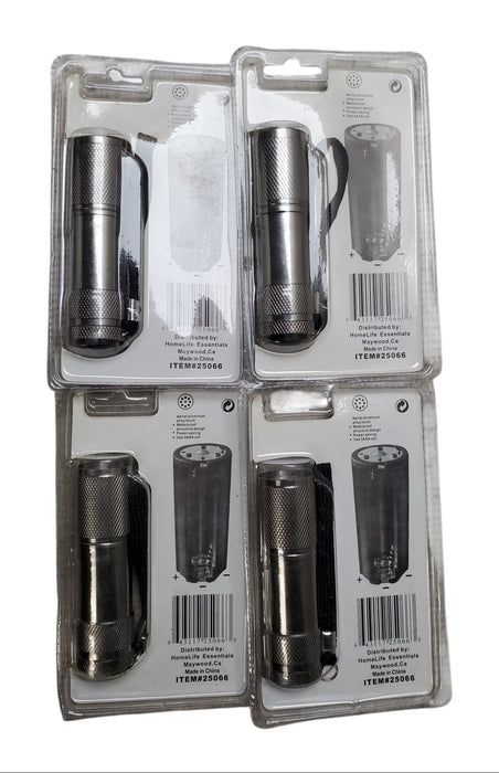 New - Lot 4x Tru Forge 9 LED Flashlights