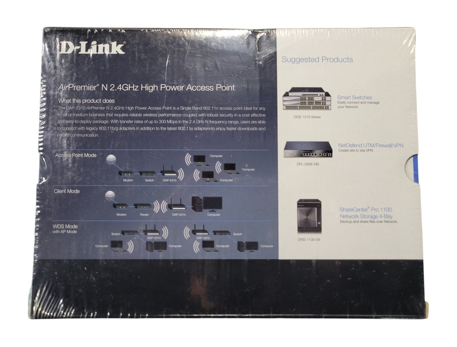 D-Link AirPremier DAP-2310 - N 2.4GHz High Power Wireless Access Point PoE