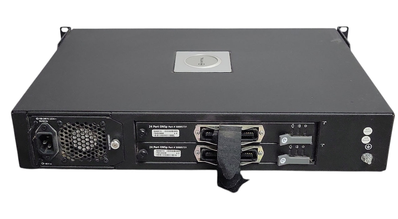 Mitel ASU II 50005105 Analog Service Unit w/ 2x 24 Port ONSp 50005731 (READ)