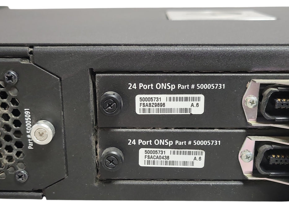 Mitel ASU II 50005105 Analog Service Unit w/ 2x 24 Port ONSp 50005731 (READ)