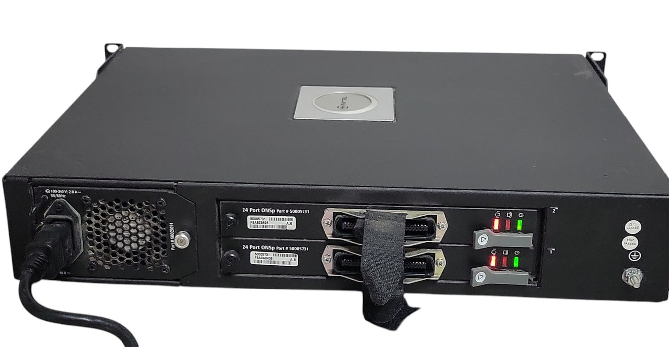 Mitel ASU II 50005105 Analog Service Unit w/ 2x 24 Port ONSp 50005731 (READ)