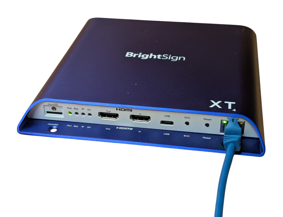 BrightSign XT1144 - Solid State Digital Signage Media Player PoE Powered