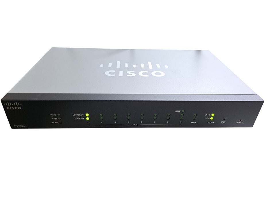 Cisco RV260W - 8-Port Gigabit LAN Wireless-AC SFP VPN Router