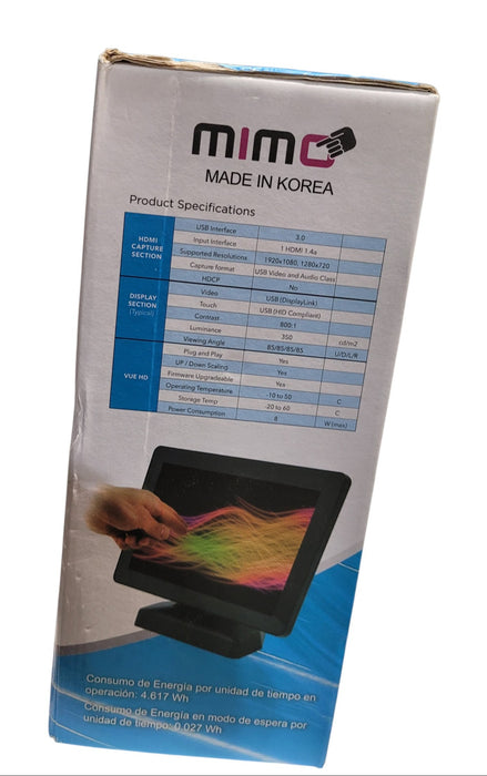 Mimo Vue HD Capture UM-1080CP-B - 10.1" Touchscreen USB Monitor