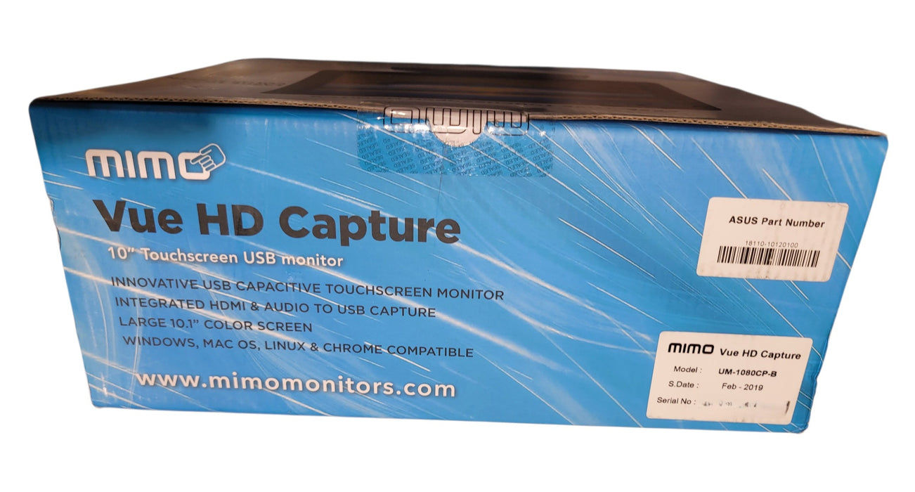 Mimo Vue HD Capture UM-1080CP-B - 10.1" Touchscreen USB Monitor