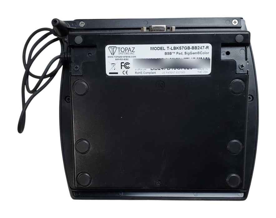 Topaz SigGem Color T-LBK57GB-BB247-R Electronic Signature Capture Pad