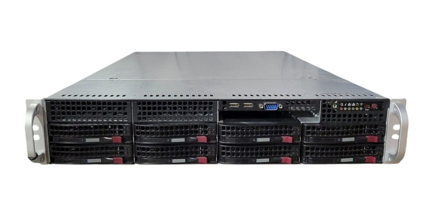 Supermicro CSE-825 8x LFF - Core i3-4130 4GB DDR3 LSI 9271-8i 600W PSU