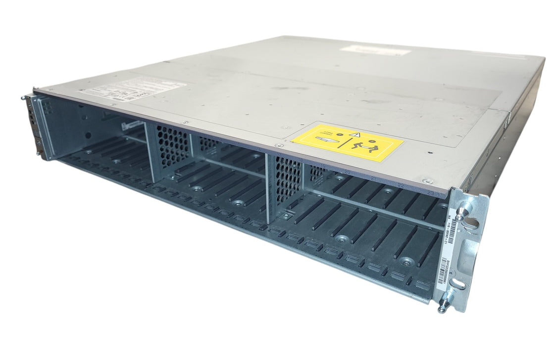 NetApp NAJ-1501 DS224C 24-Bay 2.5" SFF Disk Shelf w/ 2x IOM12 2x PSU