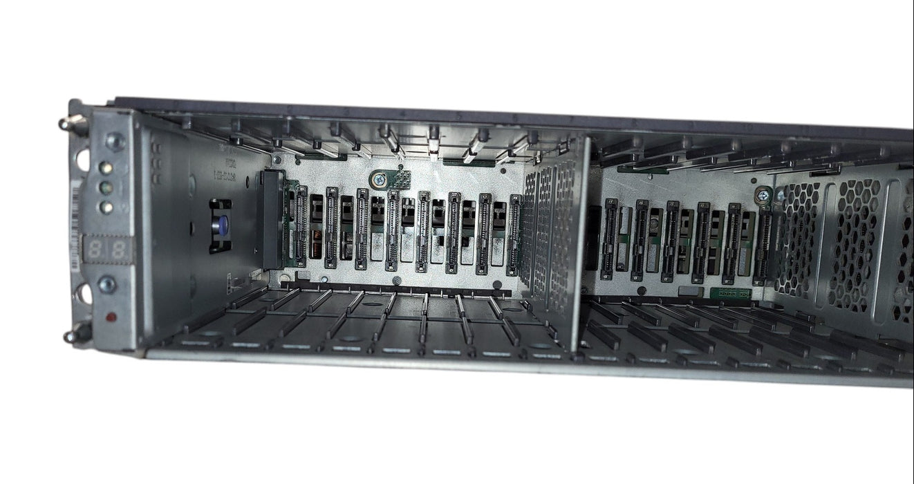 NetApp NAJ-1501 DS224C 24-Bay 2.5" SFF Disk Shelf w/ 2x IOM12 2x PSU