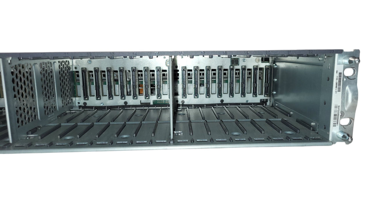 NetApp NAJ-1501 DS224C 24-Bay 2.5" SFF Disk Shelf w/ 2x IOM12 2x PSU