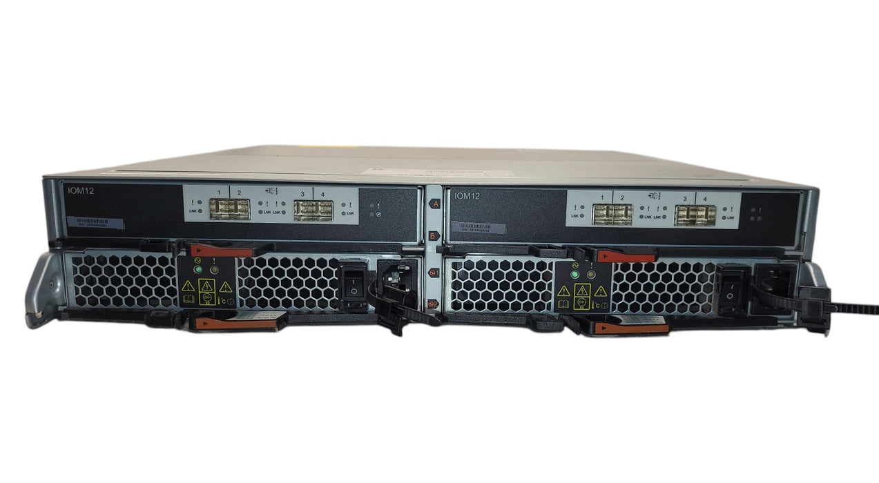 NetApp NAJ-1501 DS224C 24-Bay 2.5" SFF Disk Shelf w/ 2x IOM12 2x PSU