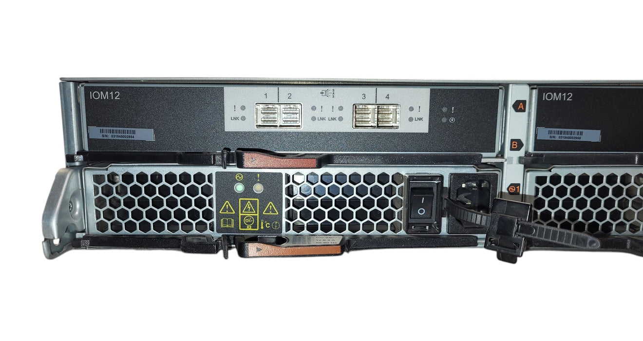 NetApp NAJ-1501 DS224C 24-Bay 2.5" SFF Disk Shelf w/ 2x IOM12 2x PSU