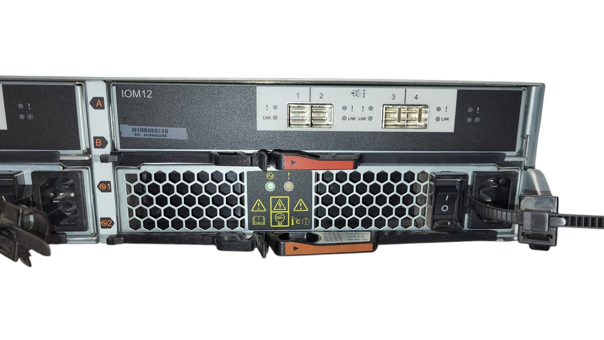 NetApp NAJ-1501 DS224C 24-Bay 2.5" SFF Disk Shelf w/ 2x IOM12 2x PSU