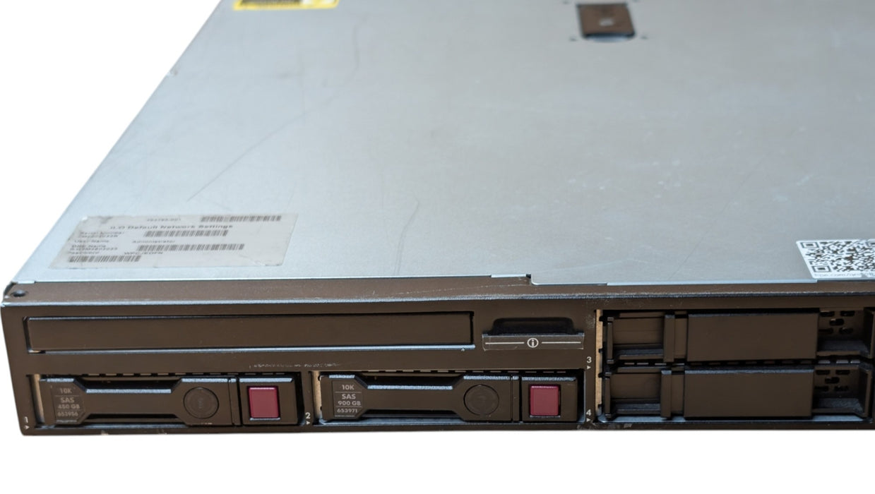 HPE ProLiant DL20 Gen9 4x SFF - Xeon E3-1220 v5 3.00GHz 16GB RAM 2x 900GB SAS