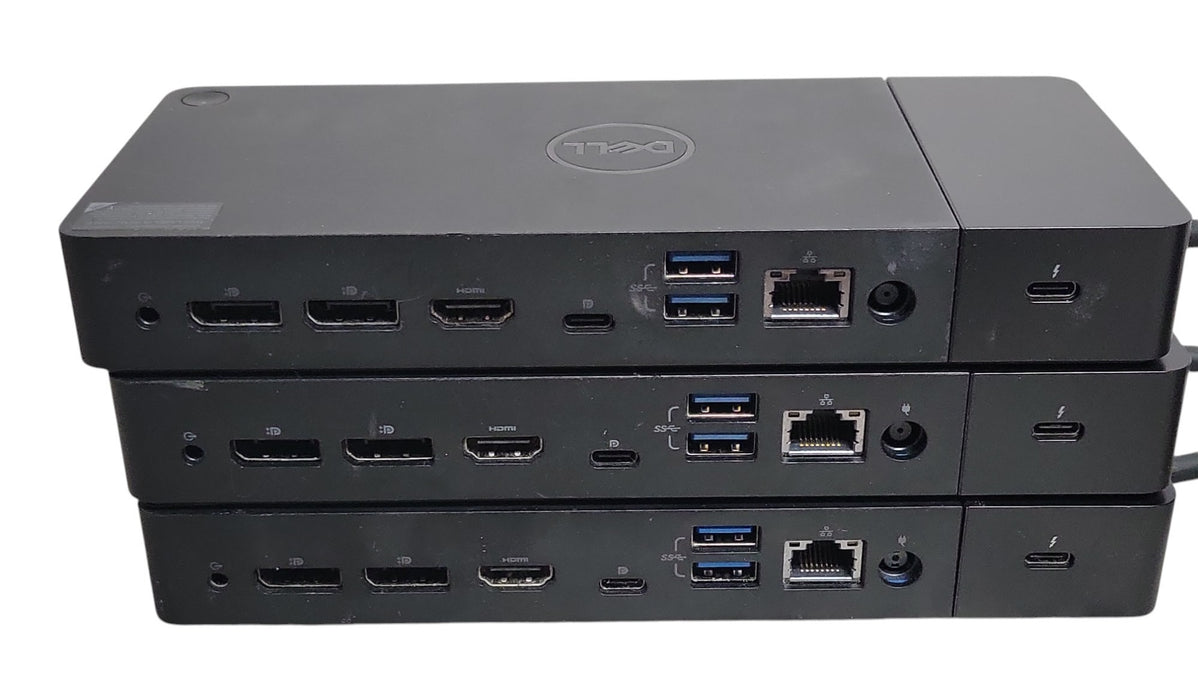 Lot of 3x Dell WD19TB K20A001 Docking stations