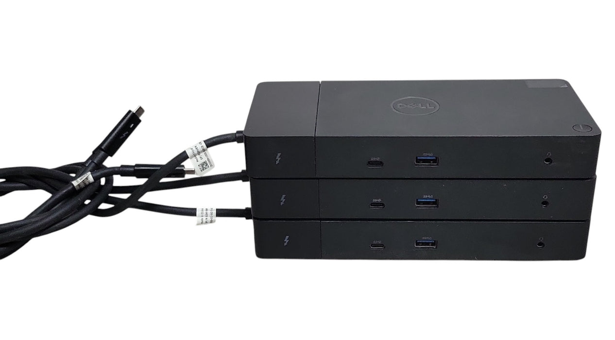 Lot of 3x Dell WD19TB K20A001 Docking stations
