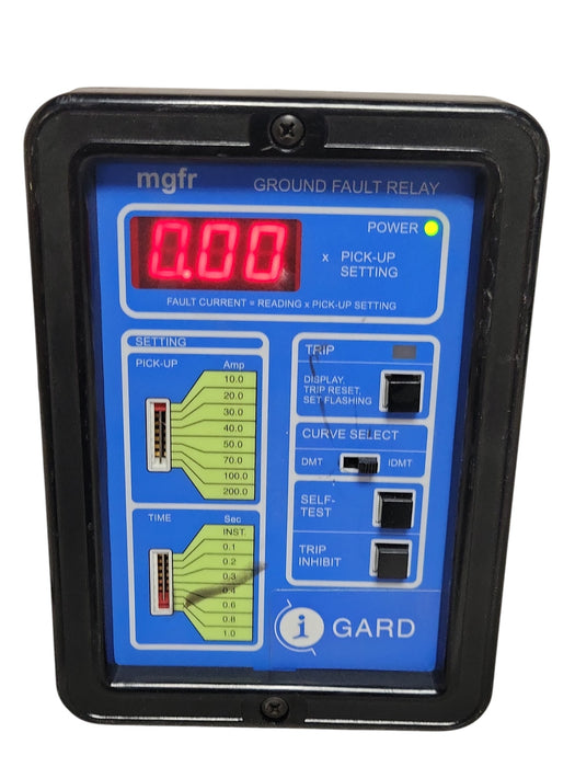 i-Gard MGFR MGFR-200-ZB Ground Fault Relay 120VAC (READ)