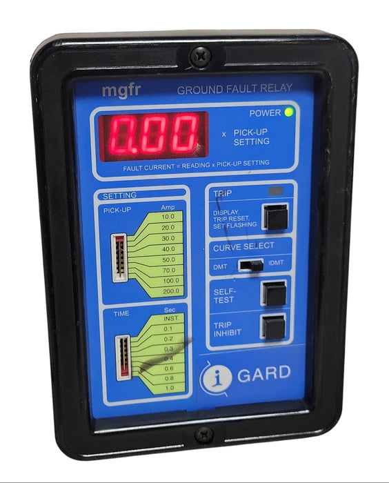 i-Gard MGFR MGFR-200-ZB Ground Fault Relay 120VAC (READ)