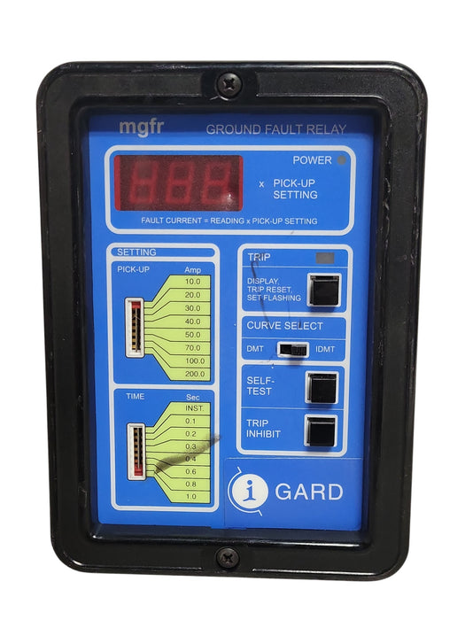 i-Gard MGFR MGFR-200-ZB Ground Fault Relay 120VAC (READ)